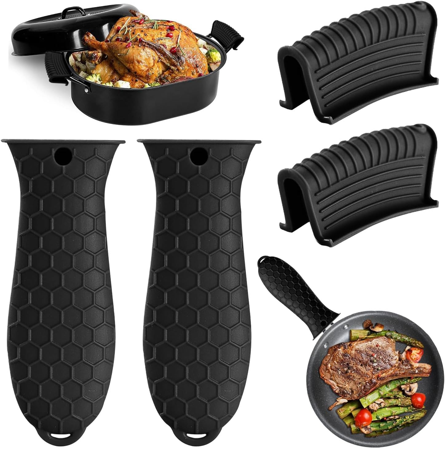 Cast Iron Tetsubin - Силиконовые термостойкие накладки на ручки, накладки