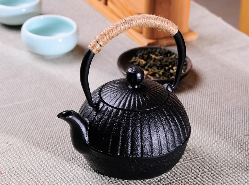 Японский чугунный чайник с сет – обзор и цена Cast Iron Tetsubin