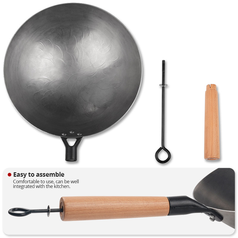 Китайская железная вок ручной  – обзор и цена Cast Iron Tetsubin
