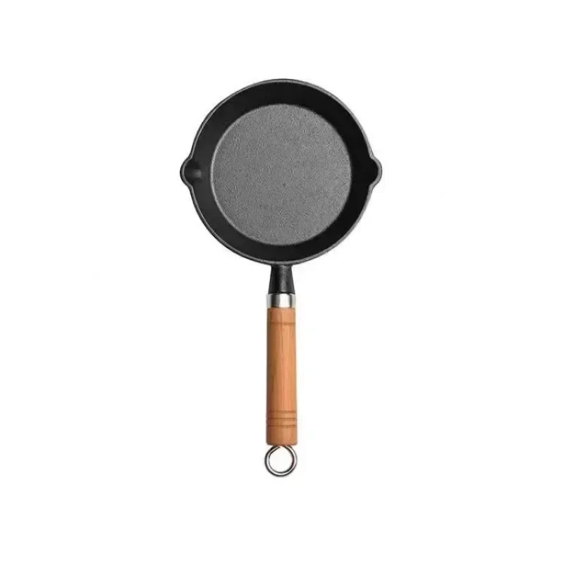 Чугунная сковорода 20 см с дер – обзор и цена Cast Iron Tetsubin